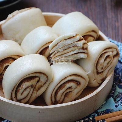 北方人喜歡的主食--芝麻醬卷